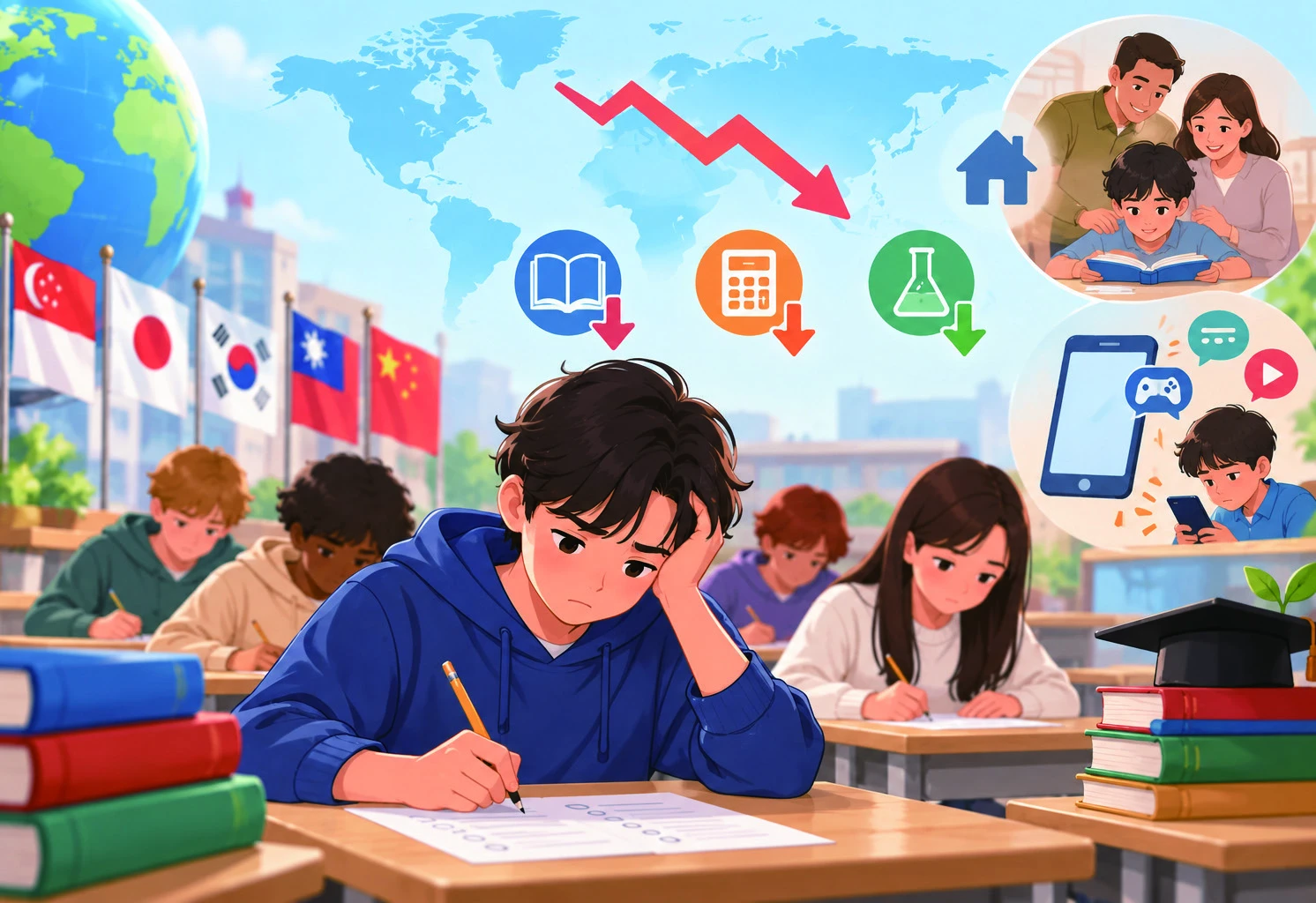 PISA Results Reveal a Global Learning Slowdown - In Spotlight